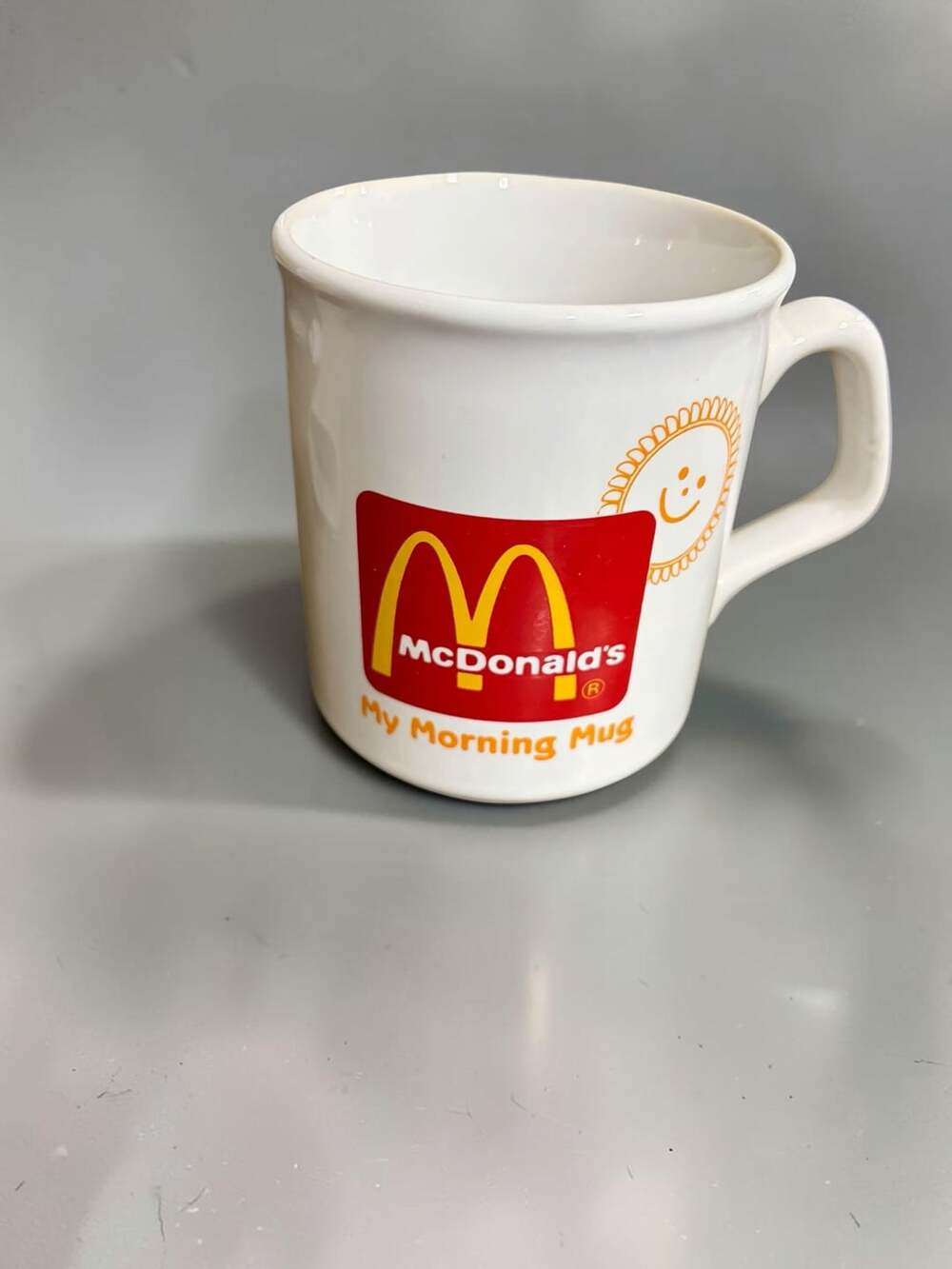 McDonald's My Morning Mug Sunshine Vintage White Ceramic Made In England